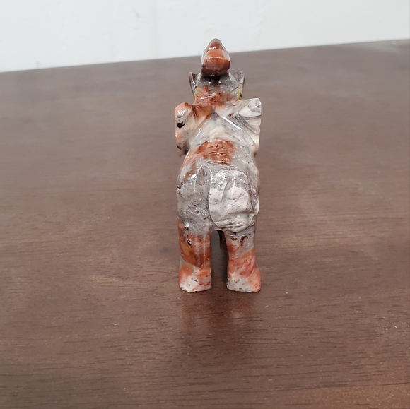 Soapstone Crystal Elephant - Picture 5 of 8